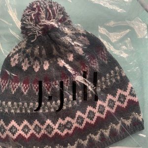 J Jill Pom Pom Beanie
